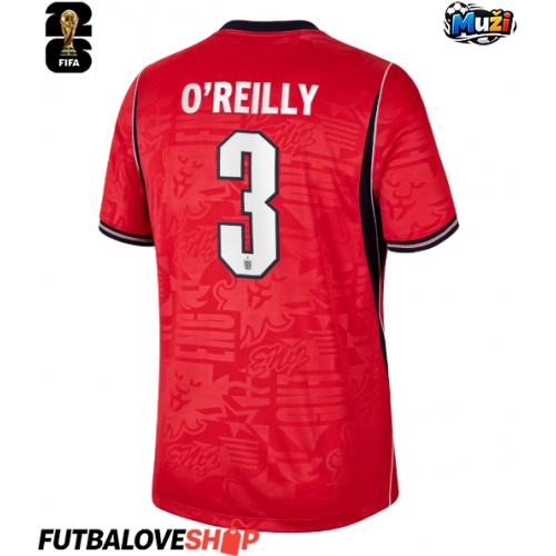 Dres Anglicko Nico O'Reilly #3 Preč MS 2026 Krátky Rukáv